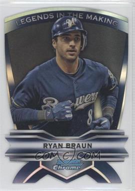 2012 Bowman Chrome - Legends in the Making Die-Cut #LIM-RB - Ryan Braun