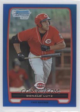 2012 Bowman Chrome - Prospects - Blue Refractor #BCP125 - Donald Lutz /250