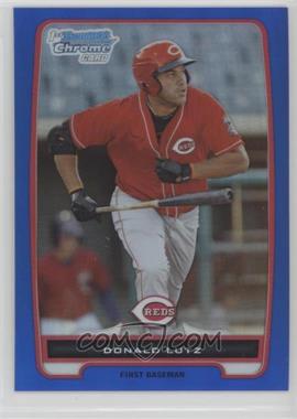 2012 Bowman Chrome - Prospects - Blue Refractor #BCP125 - Donald Lutz /250