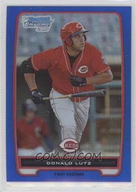 2012 Bowman Chrome - Prospects - Blue Refractor #BCP125 - Donald Lutz /250