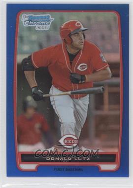 2012 Bowman Chrome - Prospects - Blue Refractor #BCP125 - Donald Lutz /250