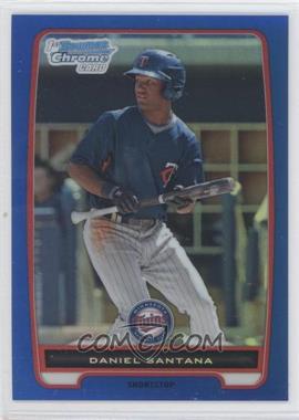 2012 Bowman Chrome - Prospects - Blue Refractor #BCP134 - Daniel Santana /250