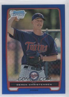 2012 Bowman Chrome - Prospects - Blue Refractor #BCP161 - Derek Christensen /250