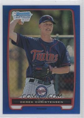 2012 Bowman Chrome - Prospects - Blue Refractor #BCP161 - Derek Christensen /250