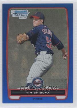 2012 Bowman Chrome - Prospects - Blue Refractor #BCP162 - Tim Shibuya /250