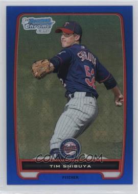 2012 Bowman Chrome - Prospects - Blue Refractor #BCP162 - Tim Shibuya /250