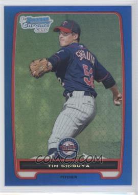 2012 Bowman Chrome - Prospects - Blue Refractor #BCP162 - Tim Shibuya /250