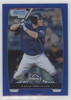 2012 Bowman Chrome - Prospects - Blue Refractor #BCP173 - David Kandilas /250