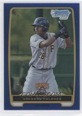 2012 Bowman Chrome - Prospects - Blue Refractor #BCP182 - Gregory Polanco /250