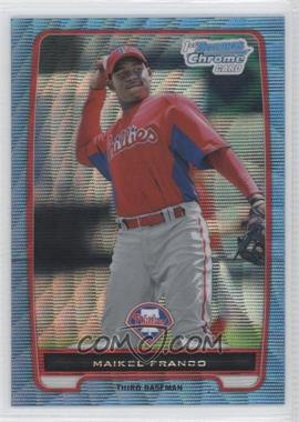 2012 Bowman Chrome - Prospects - Blue Wave Refractor #BCP112 - Maikel Franco