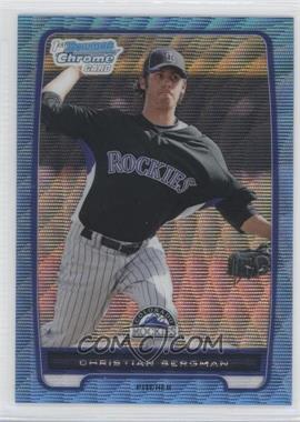 2012 Bowman Chrome - Prospects - Blue Wave Refractor #BCP126 - Christian Bergman