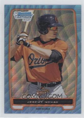 2012 Bowman Chrome - Prospects - Blue Wave Refractor #BCP128 - Jeremy Nowak