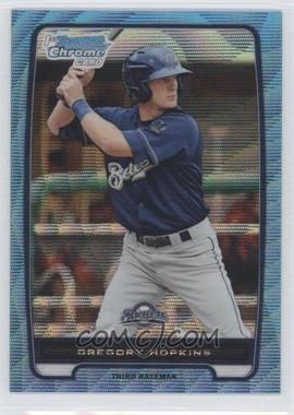 2012 Bowman Chrome - Prospects - Blue Wave Refractor #BCP136 - Gregory Hopkins