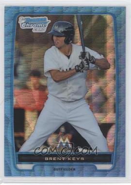 2012 Bowman Chrome - Prospects - Blue Wave Refractor #BCP140 - Brent Keys