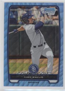 2012 Bowman Chrome - Prospects - Blue Wave Refractor #BCP149 - Mike Gallic