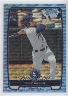 2012 Bowman Chrome - Prospects - Blue Wave Refractor #BCP149 - Mike Gallic