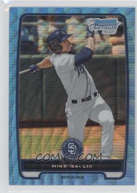 2012 Bowman Chrome - Prospects - Blue Wave Refractor #BCP149 - Mike Gallic