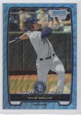 2012 Bowman Chrome - Prospects - Blue Wave Refractor #BCP149 - Mike Gallic