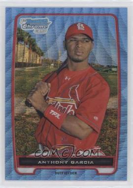 2012 Bowman Chrome - Prospects - Blue Wave Refractor #BCP158 - Anthony Garcia