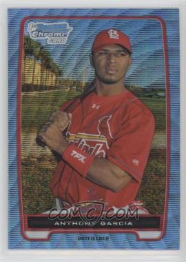 2012 Bowman Chrome - Prospects - Blue Wave Refractor #BCP158 - Anthony Garcia