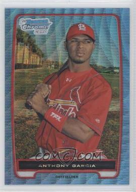 2012 Bowman Chrome - Prospects - Blue Wave Refractor #BCP158 - Anthony Garcia