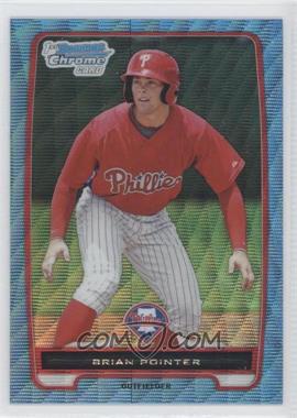 2012 Bowman Chrome - Prospects - Blue Wave Refractor #BCP169 - Brian Pointer