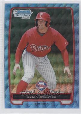 2012 Bowman Chrome - Prospects - Blue Wave Refractor #BCP169 - Brian Pointer
