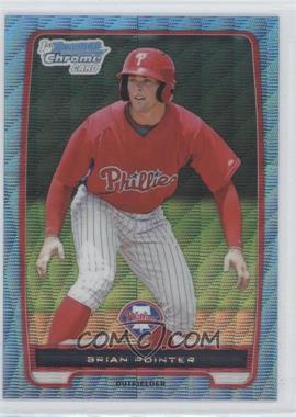 2012 Bowman Chrome - Prospects - Blue Wave Refractor #BCP169 - Brian Pointer