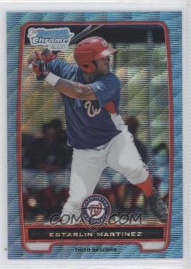 2012 Bowman Chrome - Prospects - Blue Wave Refractor #BCP181 - Estarlin Martinez