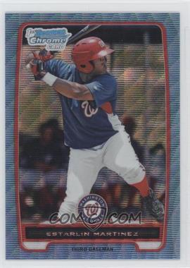 2012 Bowman Chrome - Prospects - Blue Wave Refractor #BCP181 - Estarlin Martinez