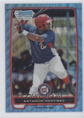 2012 Bowman Chrome - Prospects - Blue Wave Refractor #BCP181 - Estarlin Martinez