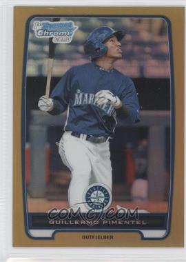 2012 Bowman Chrome - Prospects - Gold Refractor #BCP156 - Guillermo Pimentel /50