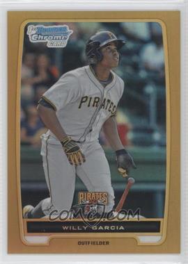 2012 Bowman Chrome - Prospects - Gold Refractor #BCP168 - Willy Garcia /50