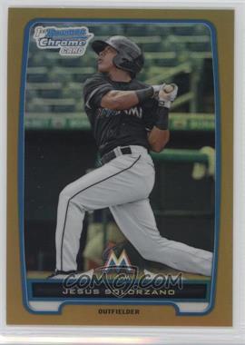 2012 Bowman Chrome - Prospects - Gold Refractor #BCP178 - Jesus Solorzano /50