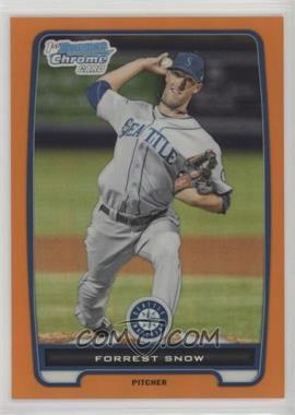 2012 Bowman Chrome - Prospects - Orange Refractor #BCP207 - Forrest Snow /25