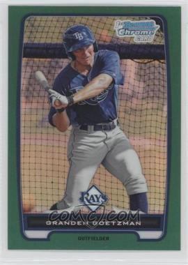 2012 Bowman Chrome - Prospects - Rack Pack Green Refractor #BCP113 - Granden Goetzman