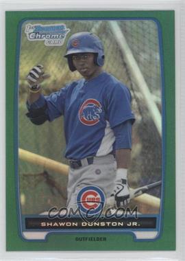 2012 Bowman Chrome - Prospects - Rack Pack Green Refractor #BCP117 - Shawon Dunston Jr.