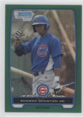 2012 Bowman Chrome - Prospects - Rack Pack Green Refractor #BCP117 - Shawon Dunston Jr.