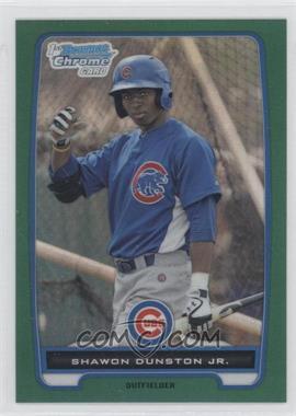 2012 Bowman Chrome - Prospects - Rack Pack Green Refractor #BCP117 - Shawon Dunston Jr.