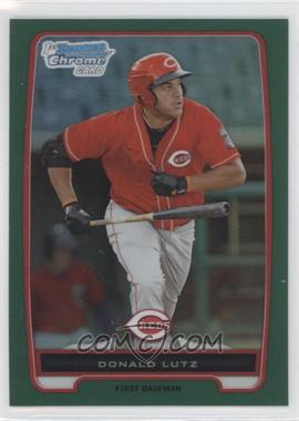 2012 Bowman Chrome - Prospects - Rack Pack Green Refractor #BCP125 - Donald Lutz