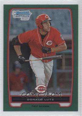 2012 Bowman Chrome - Prospects - Rack Pack Green Refractor #BCP125 - Donald Lutz