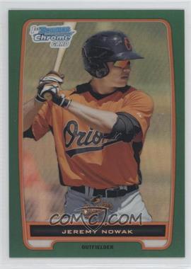 2012 Bowman Chrome - Prospects - Rack Pack Green Refractor #BCP128 - Jeremy Nowak