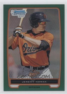 2012 Bowman Chrome - Prospects - Rack Pack Green Refractor #BCP128 - Jeremy Nowak