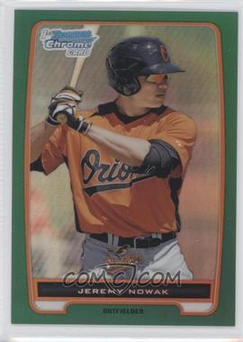 2012 Bowman Chrome - Prospects - Rack Pack Green Refractor #BCP128 - Jeremy Nowak