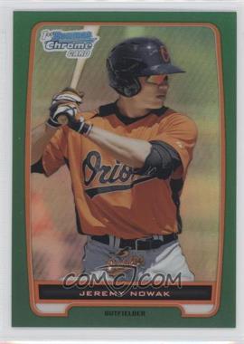 2012 Bowman Chrome - Prospects - Rack Pack Green Refractor #BCP128 - Jeremy Nowak