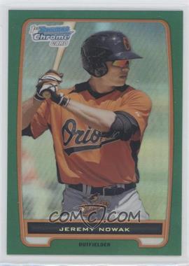 2012 Bowman Chrome - Prospects - Rack Pack Green Refractor #BCP128 - Jeremy Nowak