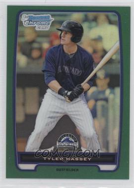 2012 Bowman Chrome - Prospects - Rack Pack Green Refractor #BCP142 - Tyler Massey