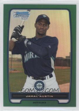 2012 Bowman Chrome - Prospects - Rack Pack Green Refractor #BCP146 - Jamal Austin