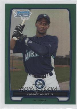 2012 Bowman Chrome - Prospects - Rack Pack Green Refractor #BCP146 - Jamal Austin