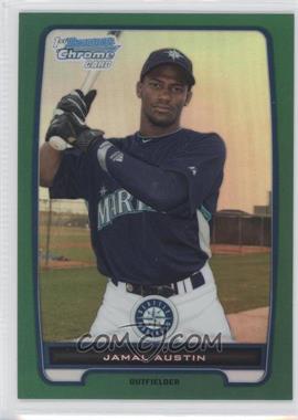 2012 Bowman Chrome - Prospects - Rack Pack Green Refractor #BCP146 - Jamal Austin